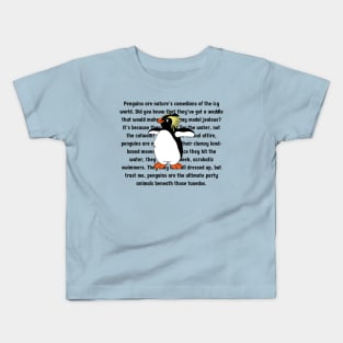 Funny Penguins Facts Kids T-Shirt